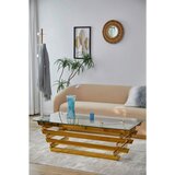 Livetastic KLUBSKA MIZA, prozorno, zlate barve | Shoptok.si