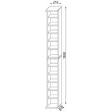 MID.YOU REGAL ZA CD-JE 21/183/20 cm barve bukve | Shoptok.si
