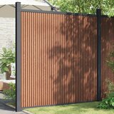 PANEL za ogradu WPC smeđi 180 x 186 cm | Shoptok.si