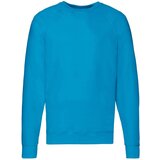 Fruit Of The Loom Blue Men's Sweatshirt Lightweight Raglan Sweat | Shoptok.si