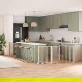 vidaXL Ograda za pse z vrati zložljiva 12 panelov 960 cm topolovina | Shoptok.si