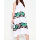 Resti Women's white floral midi dress - Clothing | Shoptok.si