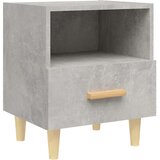  Noćni ormarići 2 kom siva boja betona 40 x 35 x 47 cm | shoptok.hr