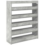  Stalak za cipele boja betona 80x25x100 cm konstruirano drvo | shoptok.hr