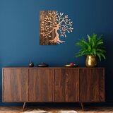 Wallity Zidna dekoracija Tree, 58x58 cm, Bakar Cene