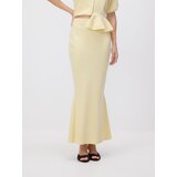 Reserved Maxi suknja od žerseja - svjetložuto | shoptok.hr
