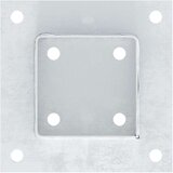  Postolja za stupove kvadratna 4 kom 91x91 mm pocinčani čelik | shoptok.hr