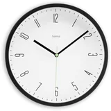 capri zidni sat, moderan, precnik 25 cm, crni ( 185882 )