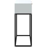  Konzolni stol bijeli 80x30x75 cm konstruirano drvo i željezo | Eponuda.ba