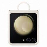 Samsung original Silicon Case with Ring ovitek EF-PF731TUE za Samsung Galaxy Z Flip 5 - cream | Shoptok.si