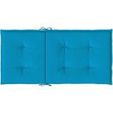  Jastuci za vrtne stolice 2 kom plavi 100 x 50 x 3 cm od tkanine | shoptok.hr