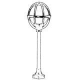 Opviq Vanjska lampa BSU-68080-BSY-M7-BOP, 100 cm, Podna, IP65, E27, 60W, Crna | Eponuda.ba