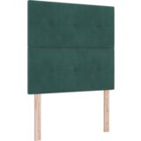 Box postelja s podnožjem in vzmetnico temno zelena 90x200 cm žamet, (22051790) | Shoptok.si