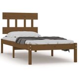  Za krevet od masivnog drva smeđa boja meda 100 x 200 cm | shoptok.hr
