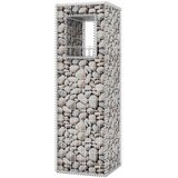  Gabionske stupne košare/sadilice 2 kom čelične 50 x 50 x 160 cm | shoptok.hr