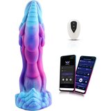 HiSmith WDA006-L Wildolo Fantasy Dildo Vibrator with App 26cm Blue-Pink-Purple Cijene