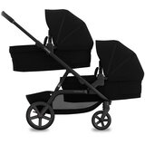 Redsbaby NUVO 2 Twin dječja kolica za blizance 2u1, Platinum Black | shoptok.hr