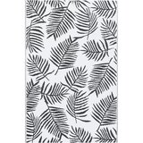 Vanjski tepih ARAKIL bijelo-crni 120 x 180 cm PP | shoptok.hr