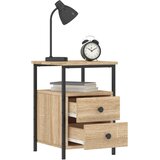  Noćni ormarići 2 kom boja hrasta sonome 34x35,5x50 cm drveni | shoptok.hr