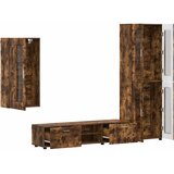  Set TV komoda FLORIN 3 pcs Dimljeni hrast Konstruirano drvo | shoptok.hr