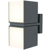 LUTEC vanjska zidna LED svjetiljka (24 W, 10 x 9,5 x 21,3 cm, Antracit-bijele boje, IP54) Cijene