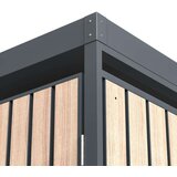  Westman - Spremište za 3 kante za smeće s krovom za biljke Planta | 3x240L | 84x200x124 cm - BRANDED IN GERMANY | shoptok.hr
