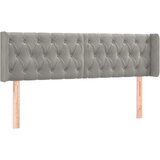  LED uzglavlje svjetlosivo 163x16x78/88 cm baršunasto | shoptok.hr