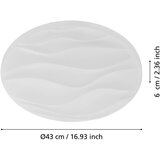 Eglo Benariba zidna/plafonjera/1, led, 22w, 2450lm, prečnik 440, bela/plastika | ePonuda.com