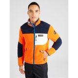 Napapijri Flis jakna 'YUPIK' mornarsko plava / narančasto crvena / crna / bijela | shoptok.hr