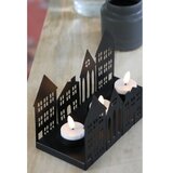 Marksl&amp;ouml;jd 706364 - LED božićni svećnjak YORK 3xLED/0,1W/1xCR2032 crna Slike