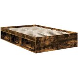  Konstrukcija postelje z vzglavjem Dimljeni oreh 120 x 200 cm, (5000104078) | Shoptok.si