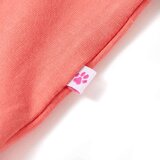  Dječja majica sa širokim rukavima koraljna boja 116 | shoptok.hr