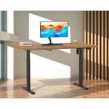 MID.YOU Dvižna Miza E-lona, Barva Hrasta, Črna, 140x50cm | Shoptok.si