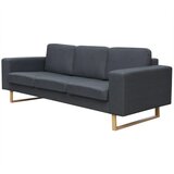 Trosjed/Sofa Tkanina Tamno Sivi | shoptok.hr