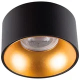 27575 - Ugradno plafonsko svetlo MINI RITI 1xGU10/25W/230V crno/zlatno