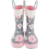 čizme za kišu FLOWER SJ-8801-45C Ž siva 25
