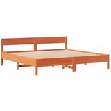  Krevet s regalom za knjige bez madraca 180x200 cm od borovine | shoptok.hr