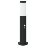 vidaXL Stebriček s senzorjem 50 cm nerjaveče jeklo IP44, (5000296986) | Shoptok.si