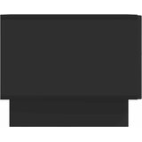  Kava Stol s ladicama Crna 49 x 50 x 40 cm Konstruirano drvo | shoptok.hr