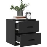 vidaXL Zidni noćni ormarići 2 kom crni 40x31x39,5 cm | shoptok.hr