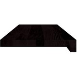  Gazišta stepenice 2 kom tamnosmeđi 70x30x2 cm masivna hrast | shoptok.hr