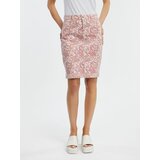 Orsay Pink Women Patterned Denim Skirt - Women Cene