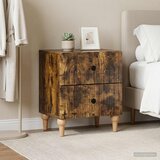  Noćni ormar s ladicama 2 pcs Dimljeni hrast 43 x 34,5 x 48 cm | Eponuda.ba