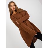 Och Bella Sweater-TW-SW-BI-1222.13X-brown | Shoptok.si