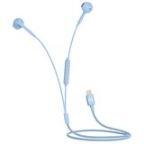 Oem FORCE PLAY, Ojačane Lightning MFi žične slušalke z mikrofonom 1,2m, Modra, (5000299432) | Shoptok.si