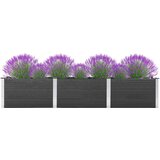 vidaXL Visoka greda 300x50x54 cm WPC siva | Shoptok.si