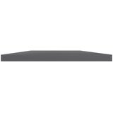 Police za knjige 4 kom visoki sjaj sive 40x30x1,5 cm od iverice | shoptok.hr