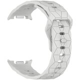 INF Združljiv s Samsung Galaxy Watch8/Watch8 Classic silikonski pašček z nogometno teksturo Grey, (5000079315) | Shoptok.si