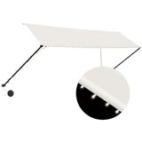  Tenda na uvlačenje s LED svjetlima 350 x 150 cm krem Cijene