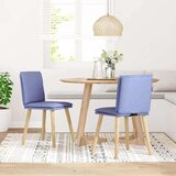 vidaXL Blagovaonske stolice od tkanine 2 kom traper-plava | shoptok.hr